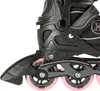 A close-up view of the side of a black and pink inline skate. Anteprima dell’immagine prodotto
