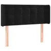 The Living Store Kopfteil mit Ohren Schwarz 83x16x78/88 cm Produktbild-Vorschau 3