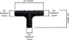 Accessori per tubo gocciolante Raccordo a T 3x12 mm Anteprima dell’immagine prodotto 3