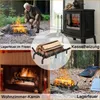 LZQ Solidny ruszt kominkowy wykonany ze stali Podgląd zdjęcia produktu 7