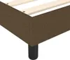 vidaXL Boxspringbettgestell Dunkelbraun 160x200 cm Stoff Produktbild-Vorschau 6