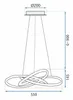 Lampa Sufitowa Wisząca Ring Nowoczesna LED + Pilot Podgląd zdjęcia produktu 6