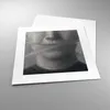 Poster - Poster ohne Rahmen - Symbol Mund Sprache - 30x30 Produktbild-Vorschau 3