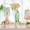 2 Stück Kerzenleuchter Set,Kristall Blumenstand Hochzeit Produktbild-Vorschau 5