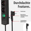 Grendosa 4-Way 2 m Black - 4 x Grounded Plug TYPE F Voir les images du produit 11