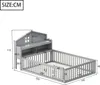 Flieks Kinderbett Hausbett 140x200cm mit Lattenrost, Produktbild-Vorschau 7