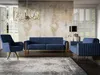Sofaset Designersofas VALERIE 3-2-1 in Stoff Stoff Elisa Produktbild-Vorschau 1
