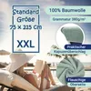 Liegenbezug Frottee für Gartenliege, 100% Baumwolle, 75x215 Produktbild-Vorschau 3
