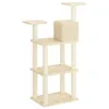 vidaXL Graffiatoio in sisal crema 118,5 cm Anteprima dell’immagine prodotto 5