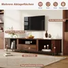 Merax TV Lowboard Fernsehtisch aus MDF, TV-Schrank mit 2 Produktbild-Vorschau 4