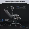 A diagram illustrating the features of a gaming chair. Produktbild-Vorschau