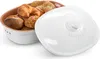Römertopf Brottopf oval MAXI 6,5 Liter - Brotkasten Weiß Produktbild-Vorschau 2