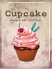 vianmo Holzschild 40x30 cm Cupcake einfach nur köstlich Produktbild-Vorschau 1