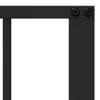 Psia brána 2 pcs Čierny 80 x 80 cm Pozinkovaná oceľ Náhľad obrázku produktu 7