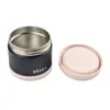 A navy and pink food jar with its lid off to the side, on a white background. Produktbild-Vorschau