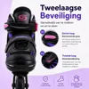 Suotu inline skates, roze/zwart/paars – Inlineskates voor Productafbeelding-voorbeeld 4