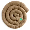 Bettschlange 300 cm Dunkelbeige - Nestchen für Baby-, Produktbild-Vorschau 1