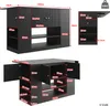 okwish  Sideboard,Kücheninsel, Küchenschrank,mit Schubladen Produktbild-Vorschau 6