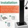 Wallbox Standfuß für Huawei – Metall-Montagepfosten 1 Produktbild-Vorschau 6