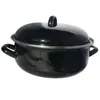 Braadpan emailliert schwarz - klassische Schmortopf 24 cm Produktbild-Vorschau 3