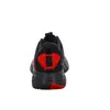 The back view of a black and red Adidas sneaker. Podgląd zdjęcia produktu