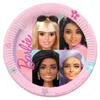 Barbie Sweet Life papbordjes | Diameter 18 cm / 8 stuks. Productafbeelding-voorbeeld 1
