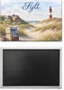 Strandkorb Sylt Souvenir Magnet Leuchtturm Motiv Produktbild-Vorschau 2