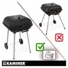 Holzkohlegrill für den Garten mit Deckel und Ablagefläche Produktbild-Vorschau 7