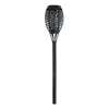 A black solar torch light on a white background. Voir les images du produit