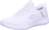 A white Skechers sneaker is shown against a white background. Produktbild-Vorschau