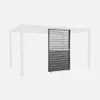 sweeek - Verstellbare Lamellenwand 130cm für Pergola Palace Produktbild-Vorschau 1