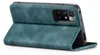 A teal flip case for a smartphone is shown standing upright on a white background. Produktbild-Vorschau