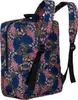 Rovicky Reiserucksack für Damen Pekama Blau Rosa One size Produktbild-Vorschau 6