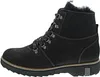 A side view of a black leather boot. Anteprima dell’immagine prodotto