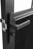 Komplette 2-flügelige Doppeltür aus Aluminium und Produktbild-Vorschau 3