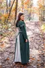 Mittelalterliches Kleid Grün/Natur "Larina" XS Produktbild-Vorschau 3