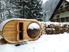 GardenAndPools Saunafaß Gartensauna Faßsauna Panorama Produktbild-Vorschau 1