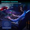 RGB Gaming Mikrofon mit Arm, 192kHz, Popfilter & Produktbild-Vorschau 4