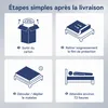 Matelas 160x200, hauteur 26 cm, avec topper intégré, Voir les images du produit 9