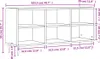 [Home] TV-Schrank Betongrau 103,5x30x50 cm Holzwerkstoff , Produktbild-Vorschau 7