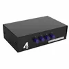 E32C 4*Weg Audio Video RCA AV Switch Selector Box Splitter Produktbild-Vorschau 4