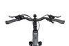 Close-up view of an electric bicycle's handlebars and front fork against a white background. Produktbild-Vorschau