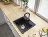 Granitan | Lavello in granito MILOS - Nero screziato - Anteprima dell’immagine prodotto 2