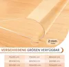 WOLTU Tischdecke transparent 2 mm, mit abgeschrägter Kante, Produktbild-Vorschau 3