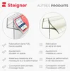 STEIGNER předem ohýbaná sprchová těsnění 50 cm UK09 (1 ks) Náhled obrázku produktu 10