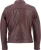 Veste moto Helstons Chica Buffalo, rouge foncé, L Voir les images du produit 3