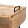Hoyz - Nachttisch Quadro - Braun - Beistelltisch - 40x34x48 Produktbild-Vorschau 4