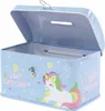 Metall Spardose Einhorn mit Schloss - Bunte Geldkassette Produktbild-Vorschau 6