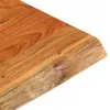 vidaXL Stolová doska 60x60x3,8 cm štvorcová z masívneho Náhľad obrázku produktu 6