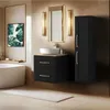 RODAN | Badezimmerschränk - 80 cm - Schwarz Matt - Produktbild-Vorschau 3